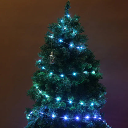 LAMPKI świąteczne NA CHOINKĘ święta MULTIKOLOR - sterowane TELEFONEM